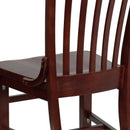 FLASH FURNITURE HERCULES Series School House Back Wood Restaurant Chair - XU-DG-W0006-GG