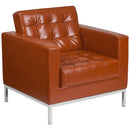 FLASH HERCULES Lacey Series Silla contemporánea de LeatherSoft - ZB-LACEY-831-2-CHAIR-GG