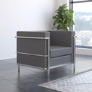 Sillón contemporáneo de cuero suave negro de la serie FLASH HERCULES Regal - ZB-REGAL-810-1-CHAIR-GG
