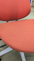 Clearance – Sinclair BOO Pulse Coral Task Chair with Seat Slider $199