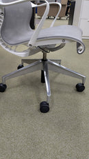 USED Herman Miller Setu Conference Chair – Grey Mesh with White Frame