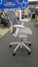 USED Herman Miller Mirra 2 Gray Task Chair – Butterfly Back and Mesh Seat