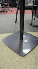 USED Square Café Table 24" – Aspen Finish with Metal Base