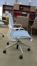 USED Herman Miller Setu Chair – Light Blue Conference & Collaborative Seating