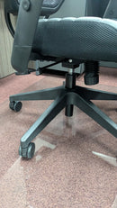 USED Black Mesh Back and Vinyl Seat Task Office Chair