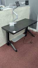 USED Sit-Stand Desk 48" x 24" – Black Finish