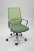 USED 9to5 Seating Mila Task Chair – Green Mesh Back Office Chair