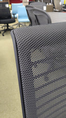 USED Steelcase Think Task Chair – Mesh Back & Purple Vinyl Seat