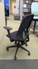 Clearance – Sinclair BOO Pulse Black Task Chair with Seat Slider $199
