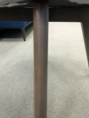 Used Modern Lounge Guest Chair – Light Gray Fabric with Wood Legs
