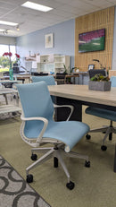 USED Herman Miller Setu Chair – Light Blue Conference & Collaborative Seating