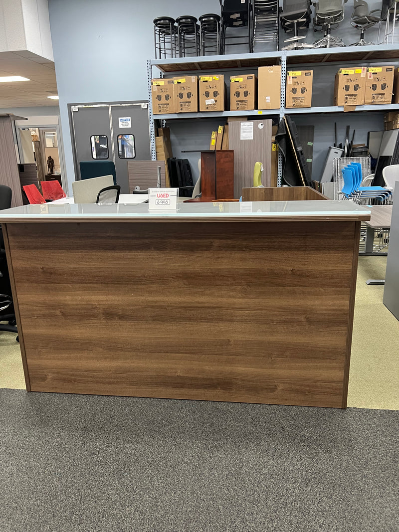 USED Secretary Desk with Glass Top