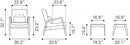 ALL - Bully Lounge Chair & Ottoman by ZUO