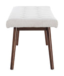 Zuo Modern Casper Bench Beige & Natural - 101874