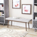 Zuo Modern Casper Bench Beige & Natural - 101874