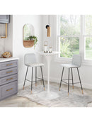 Var Gironde Barstool Counter Elegant Dining Stool by ZUO Modern