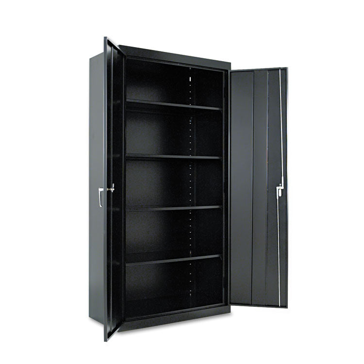 Alera Assembled 72" High Heavy-Duty Welded Storage Cabinet, Four Adjustable Shelves - ALECM7218