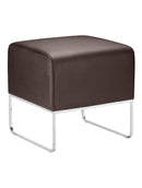 Zuo Modern Plush Ottoman Espresso - 103007