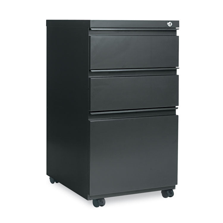 Alera File Pedestal with Full-Length Pull, Left or Right, 3-Drawers - ALEPBBBFBL