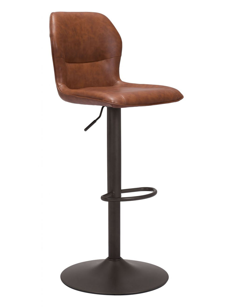 Zuo Modern Kirby Bar Chair Vintage Brown - 109038