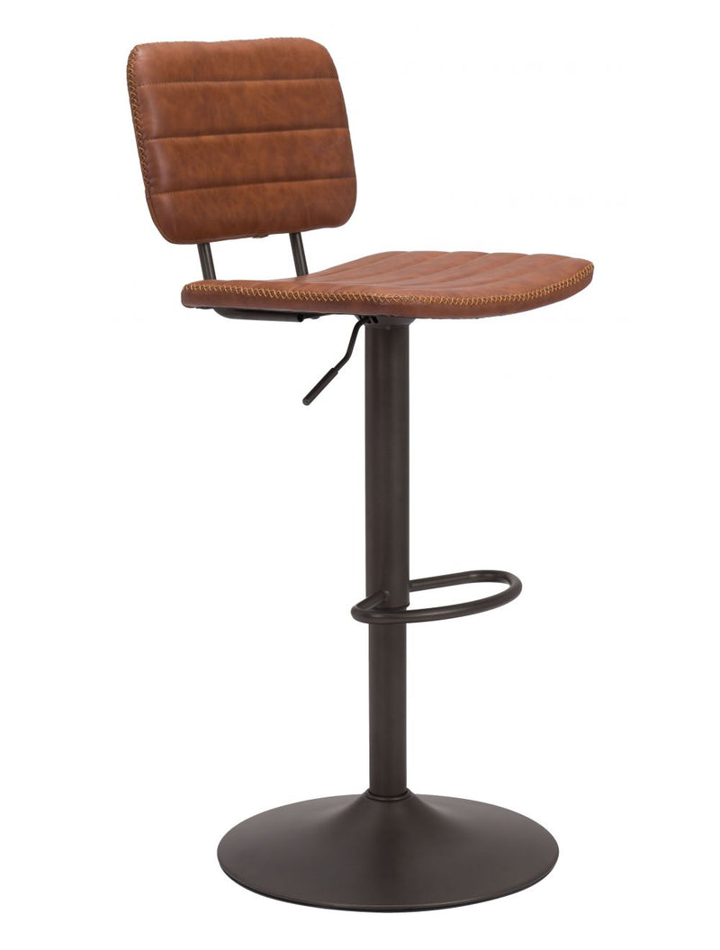 Zuo Modern Vital Bar Chair Vintage Black - 109035