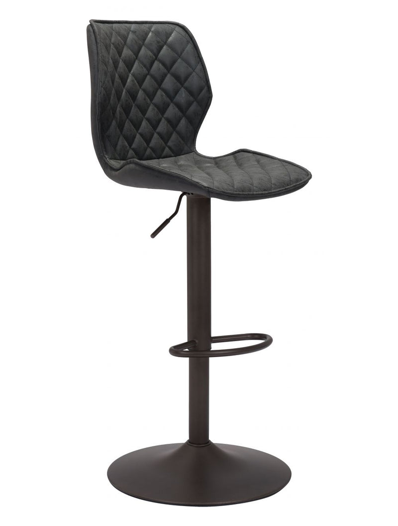 Zuo Modern Seth Bar Chair Vintage Black - 109043