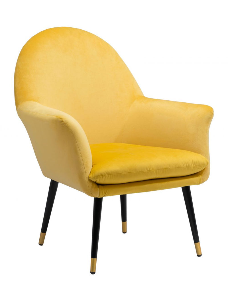 Zuo Modern Alexandria Accent Chair Yellow - 109047