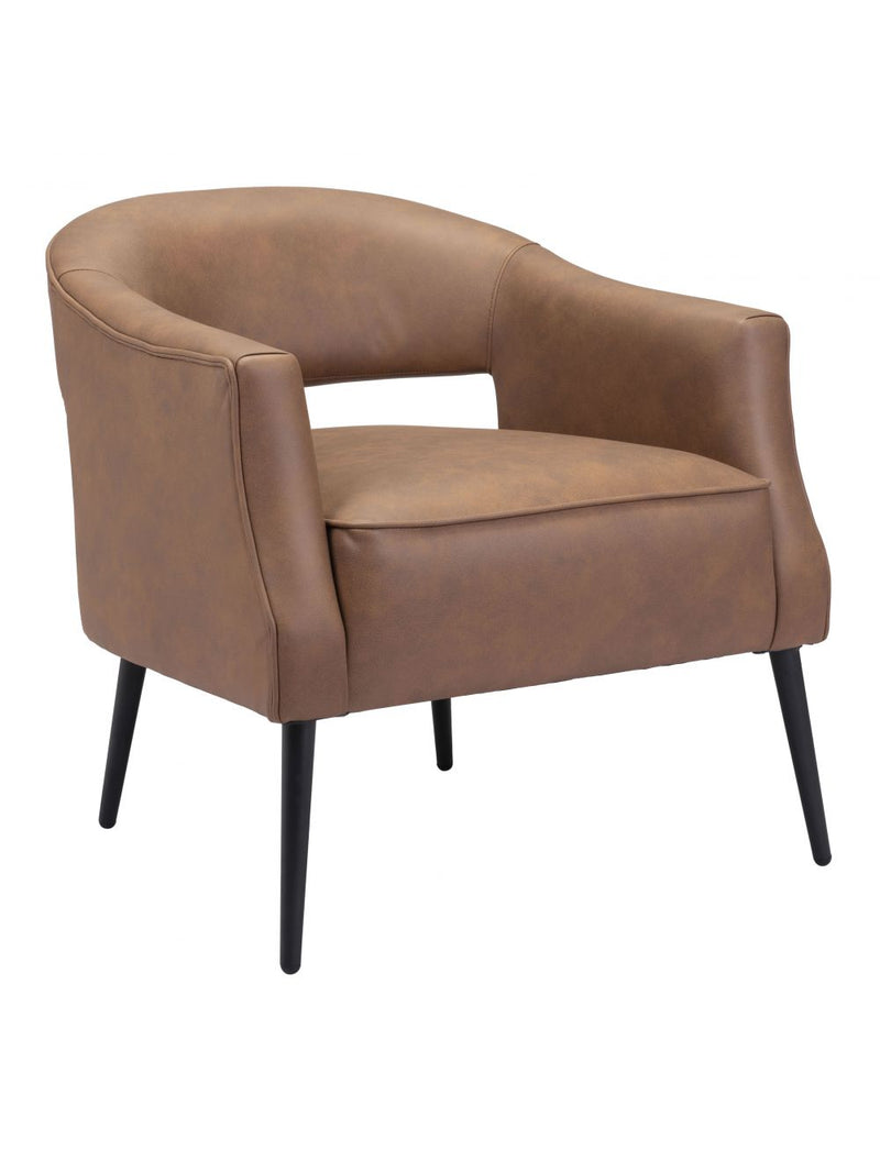 Zuo Modern Berkeley Accent Chair Vintage Brown - 109051