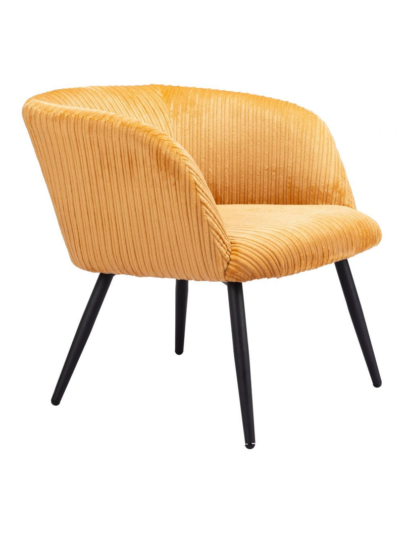 Zuo Modern Papillion Accent Chair Yellow - 109223