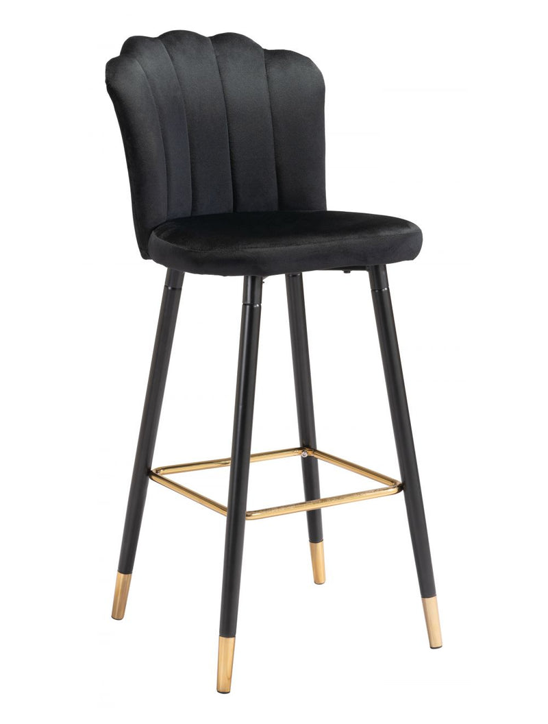 Zuo Modern Zinclair Bar Chair Black -109228
