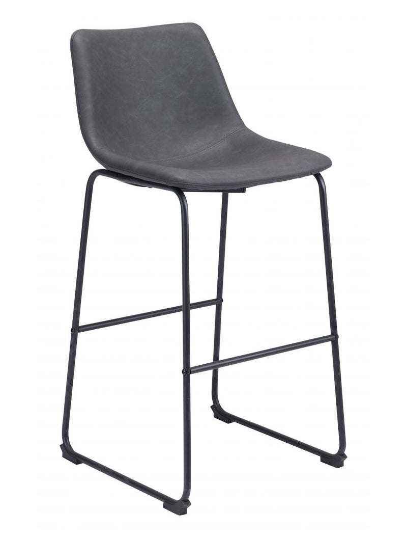 Zuo Modern Smart Bar Chair Charcoal - 109327