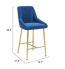 Zuo Modern Madelaine Counter Chair