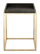 Zuo Modern Jahre Side Table Black & Brass - 109384