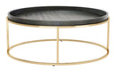 Zuo Modern Jahre Coffee Table Black & Brass - 109385