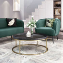 Zuo Modern Jahre Coffee Table Black & Brass - 109385