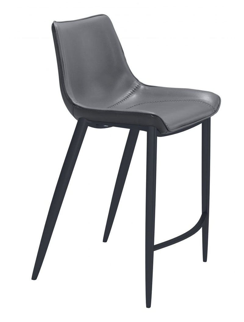 Zuo Modern Magnus Counter Chair Dark Gray & Black - 109392