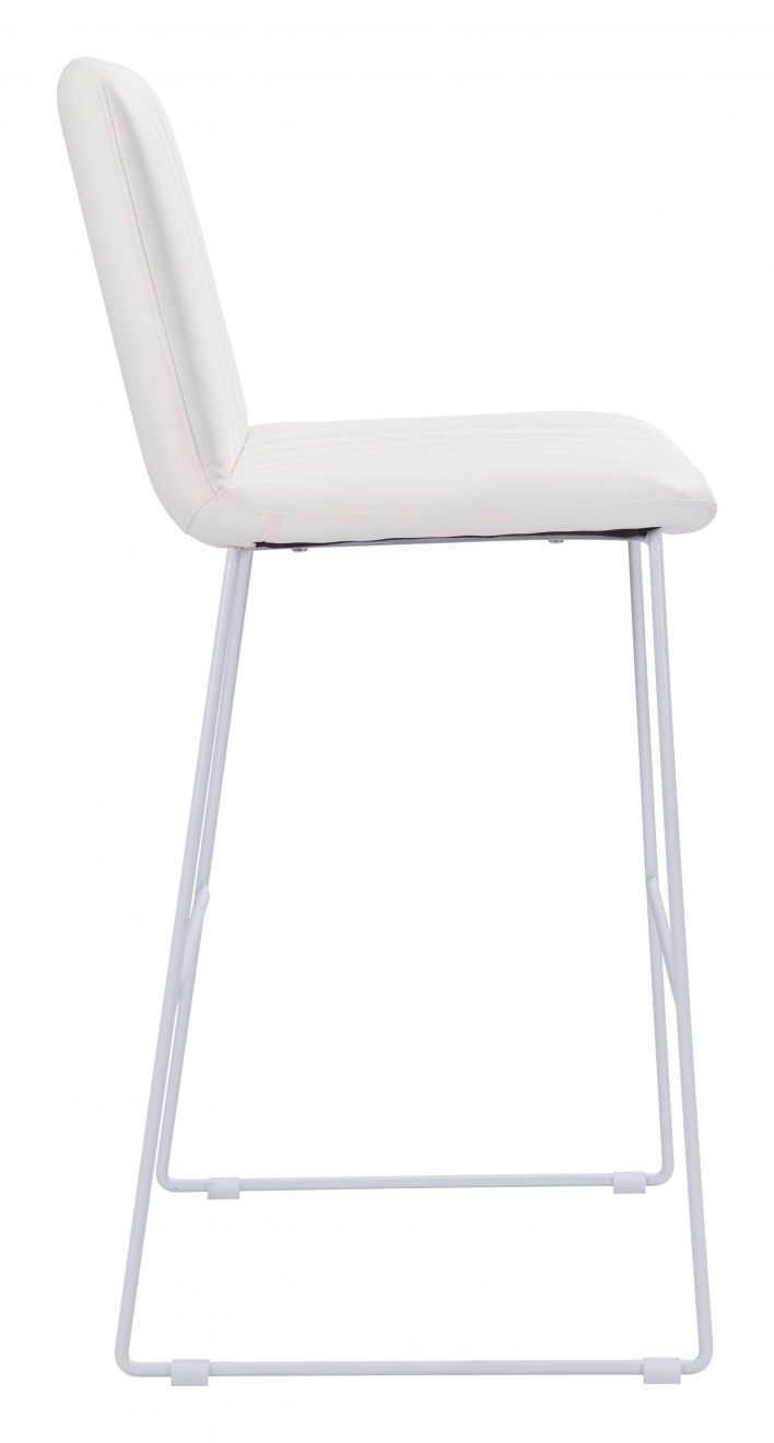 Zuo Modern Mode Bar Chair White - 109483 - 2 chairs per order