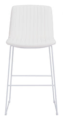 Zuo Modern Mode Bar Chair White - 109483 - 2 chairs per order