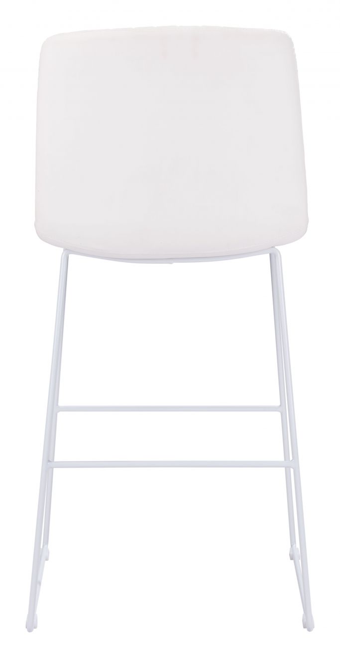 Zuo Modern Mode Bar Chair White - 109483 - 2 chairs per order