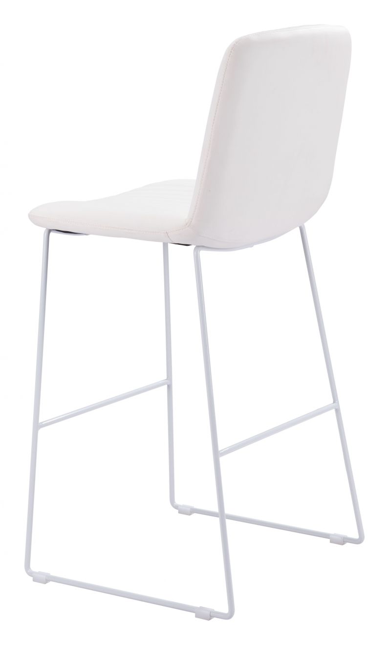 Zuo Modern Mode Bar Chair White - 109483 - 2 chairs per order