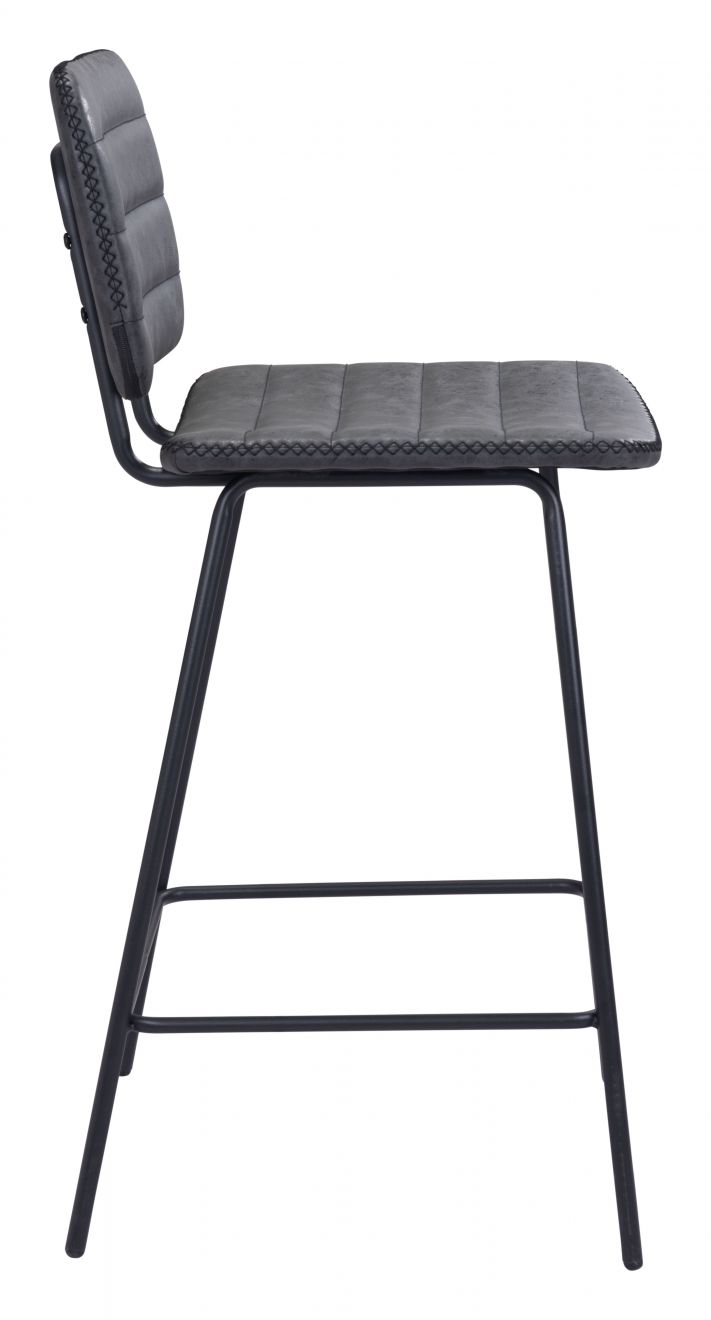 Zuo Modern Boston Counter Chair Vintage Black - 109504 - 2 chairs per order