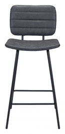 Zuo Modern Boston Counter Chair Vintage Black - 109504 - 2 chairs per order