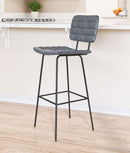 Zuo Modern Boston Bar Chair Vintage Black - 109505 - 2 chairs per order