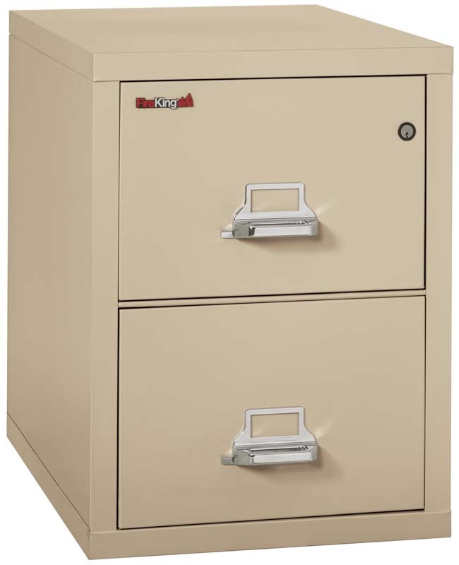 FireKing 2 Drawers Letter 31 1/2" Depth Classic High Security Vertical File Cabinet - 2-1831-C