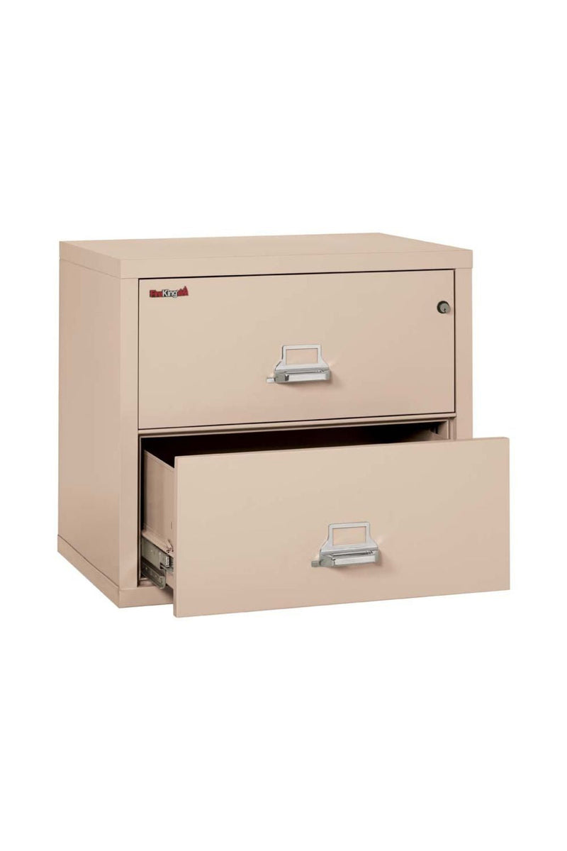 FireKing 2 Drawers Lateral 31" Wide Classic High Security Lateral File Cabinet - 2-3122-C