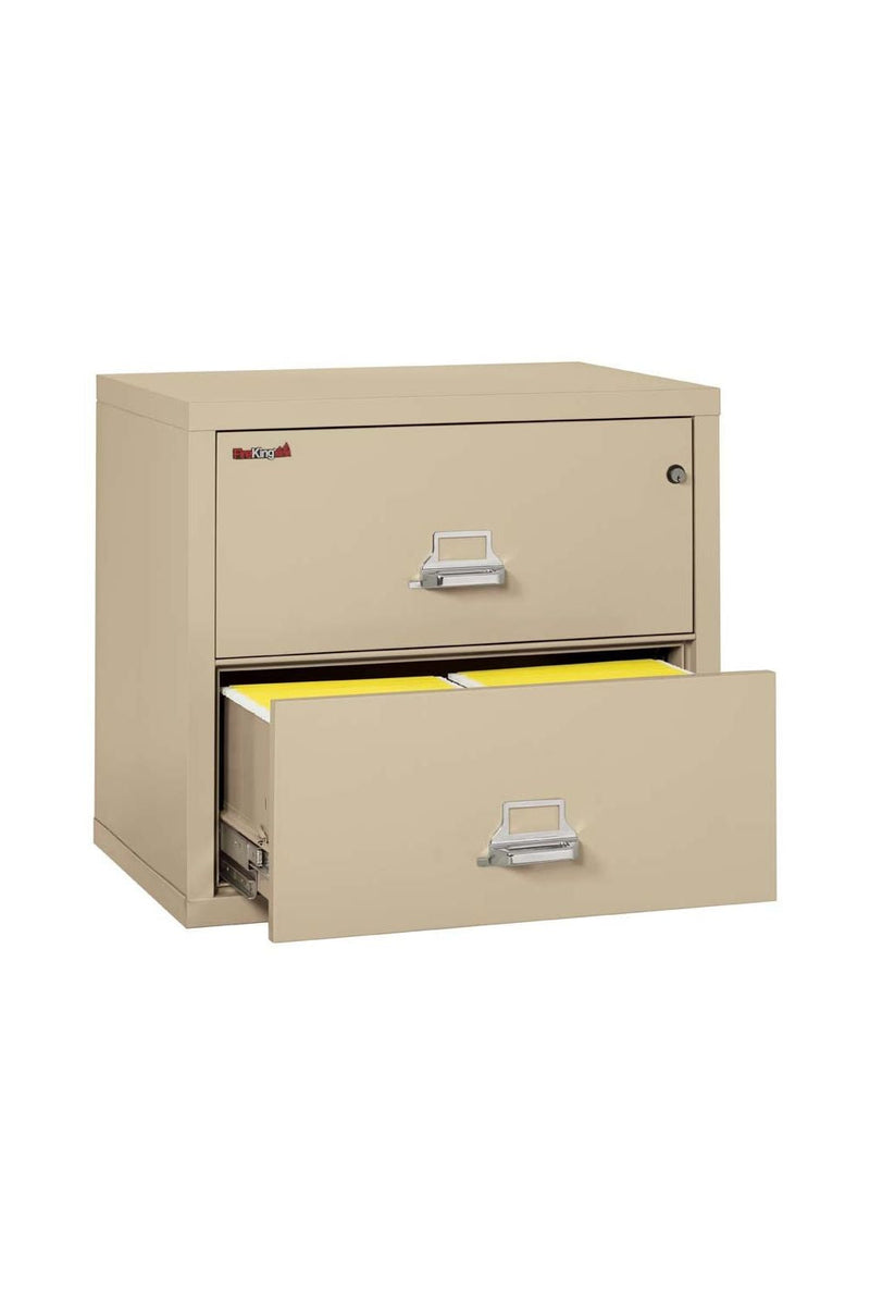 FireKing 2 Drawers Lateral 31" Wide Classic High Security Lateral File Cabinet - 2-3122-C