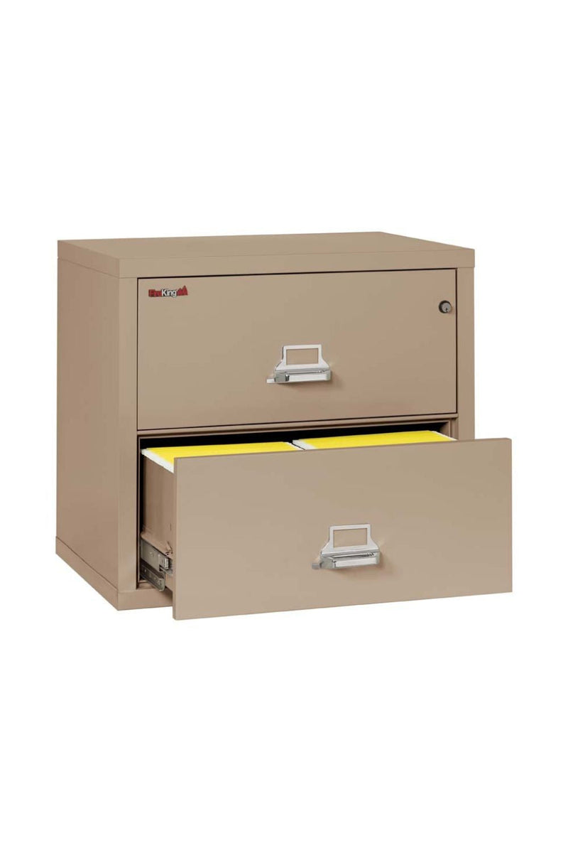 FireKing 2 Drawers Lateral 31" Wide Classic High Security Lateral File Cabinet - 2-3122-C