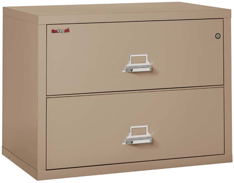 FireKing 2 Drawers Lateral 38" Wide Classic High Security Lateral File Cabinet - 2-3822-C