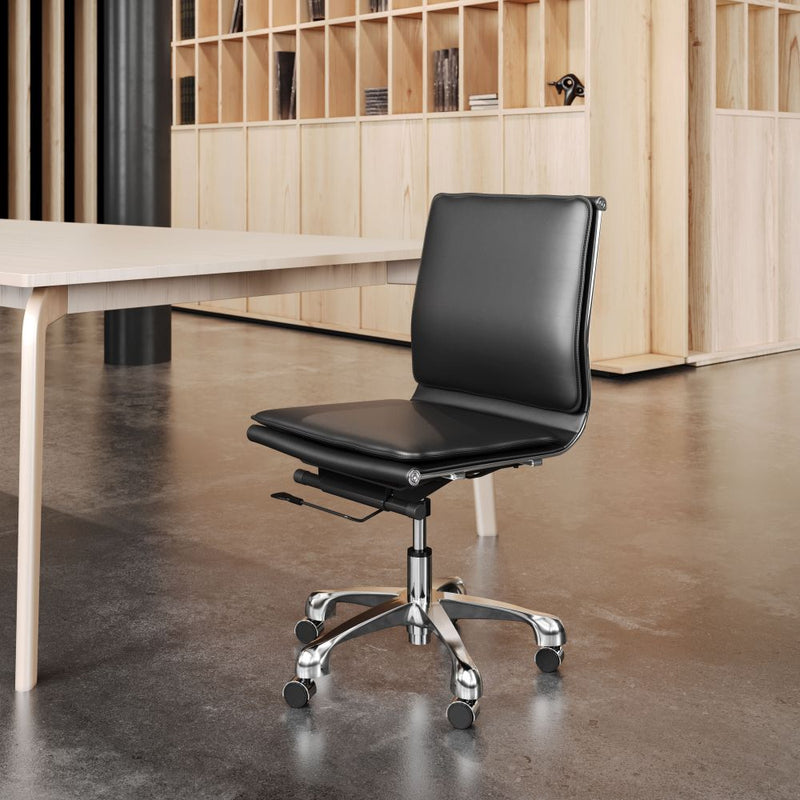 Lider Plus Armless Polyurethane Office Chair by ZUO