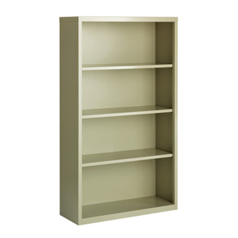 Office Source Steel Bookcase Collection 4 Shelf Metal Bookcase, 60" High - OSB4SLF60